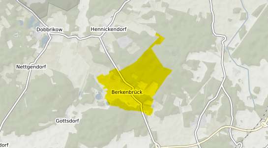 Immobilienpreisekarte Nuthe Urstromtal Berkenbr&uuml;ck
